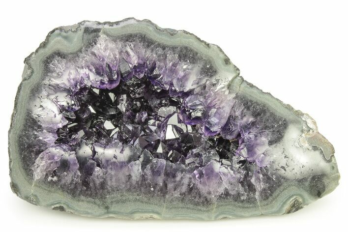 Dark Purple Amethyst Geode - Uruguay #275659